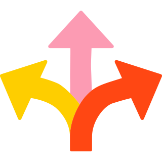 Arrows pointing in multiple directions